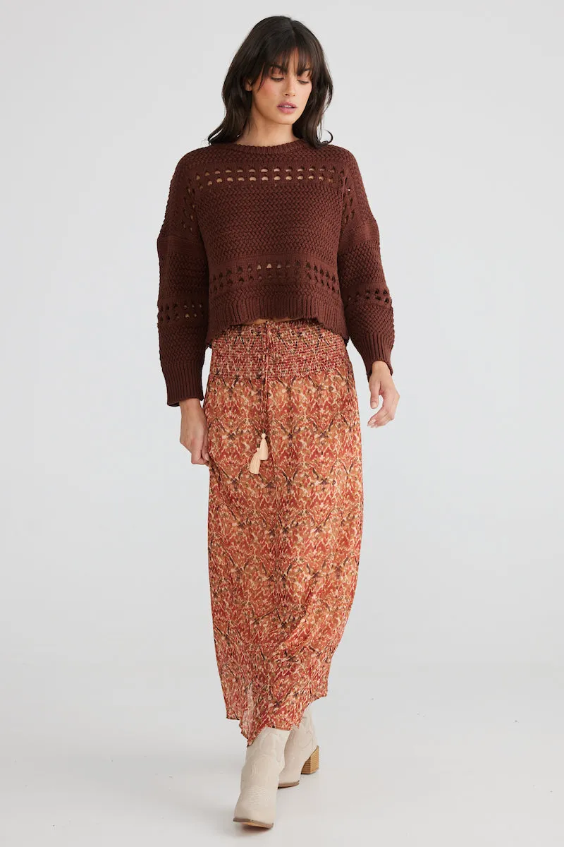 Ryder Chocolate Knit