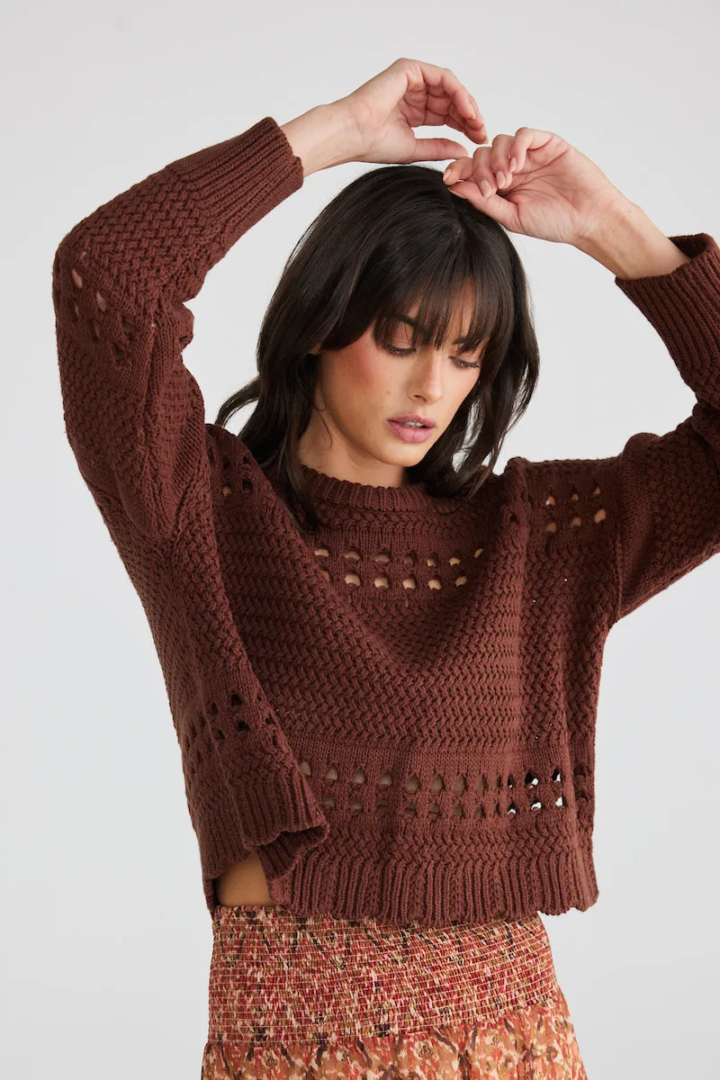 Ryder Chocolate Knit