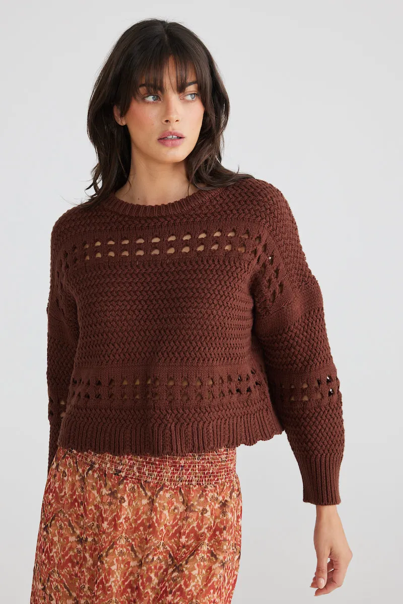 Ryder Chocolate Knit