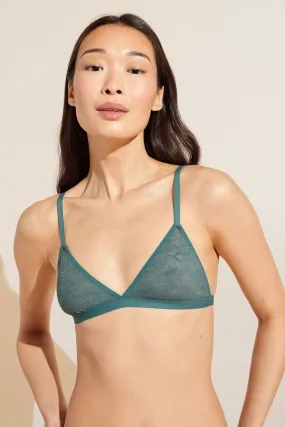 Soft Stretch Recycled Lace Triangle Bralette