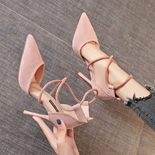 Stiletto-Heel Pointy Sandals BL7