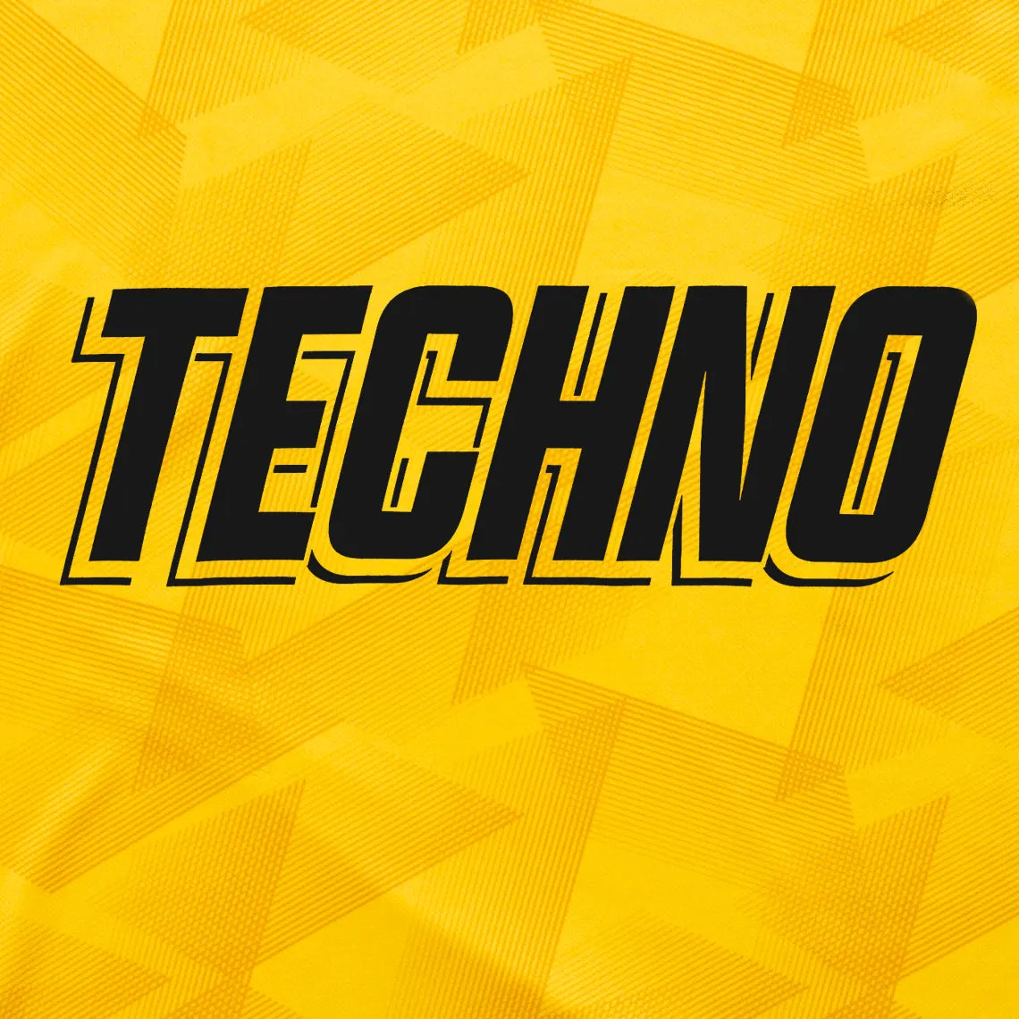 Techno United FC Triassic - Jersey - Yellow