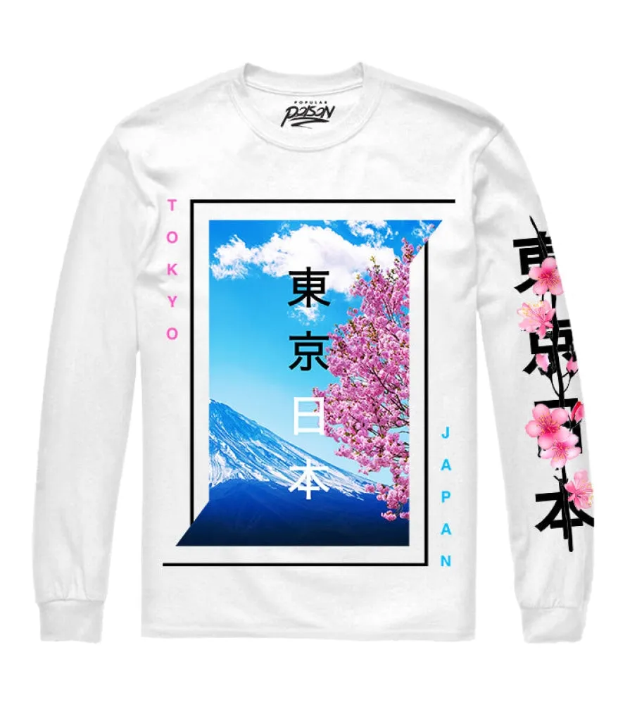 TOKYO CHERRY BLOSSOM LONG SLEEVE TEE