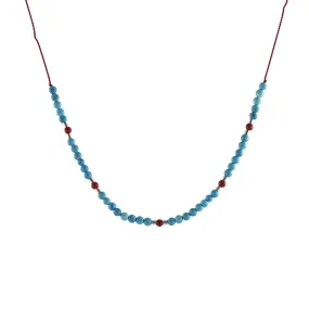 Turquoise Silks Necklace