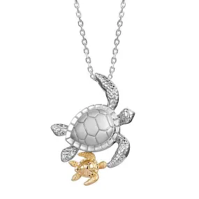 Two-Tone Honu Aumakua Pendant