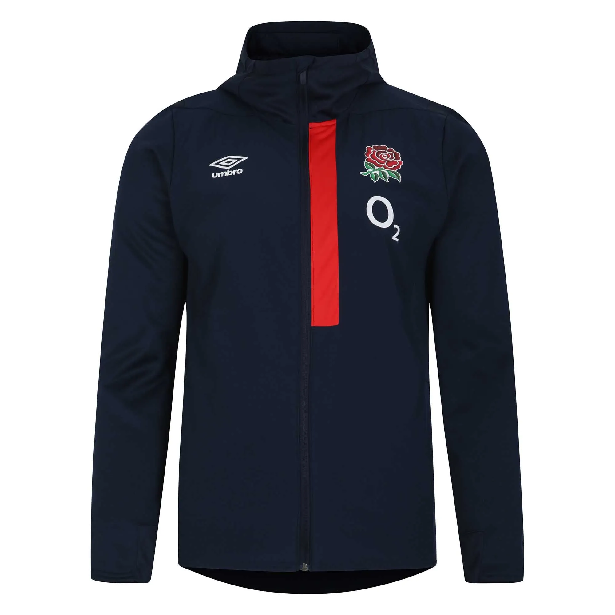 Umbro Men's England Rugby Hooded Jacket 23/24 - Navy