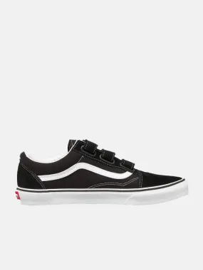 Vans Old Skool V (Suede/Canvas) - Black / True White