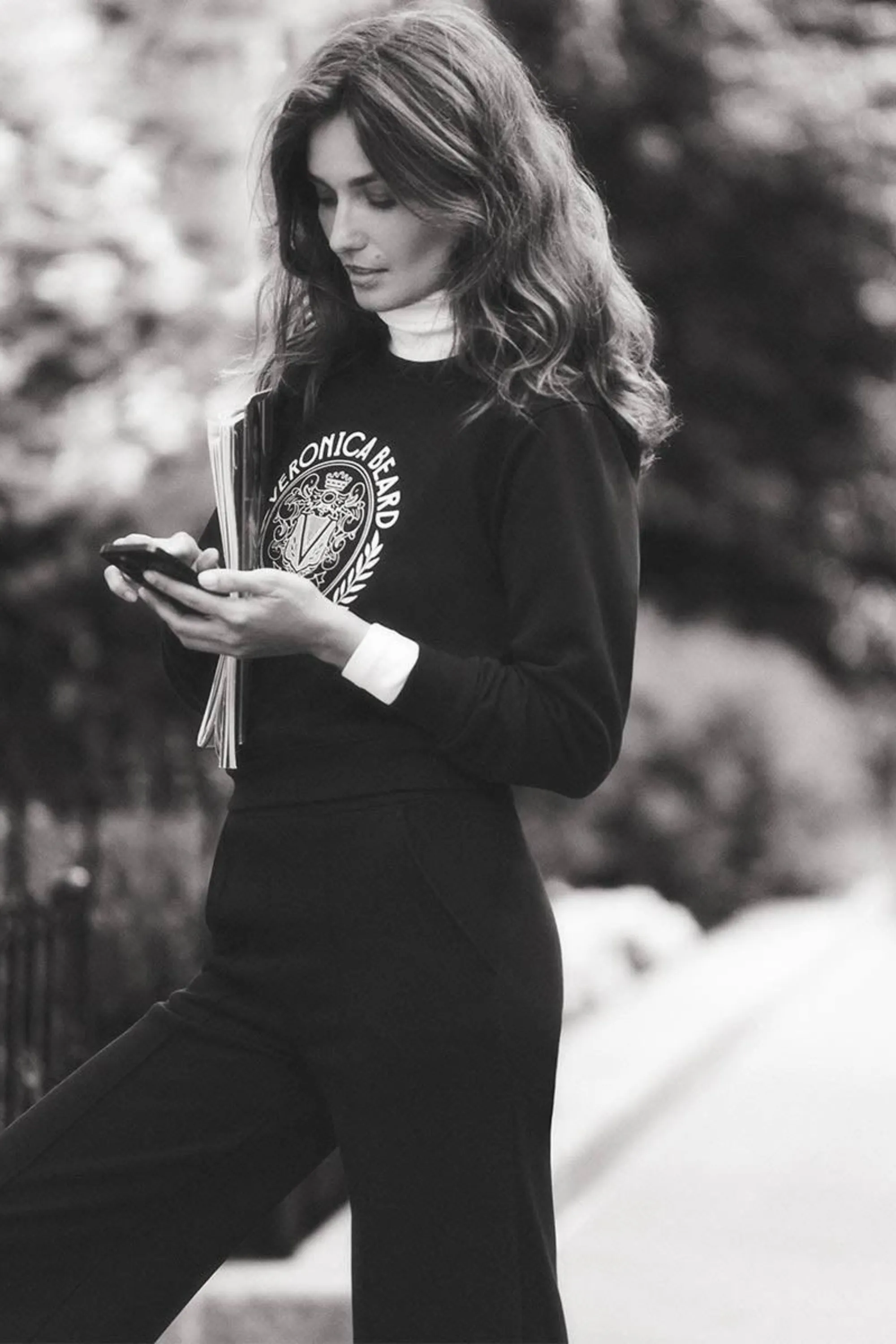 Veronica Beard Beaumont Logo Sweatshirt