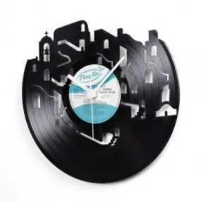 Wall Vinyl Clock Greek Island