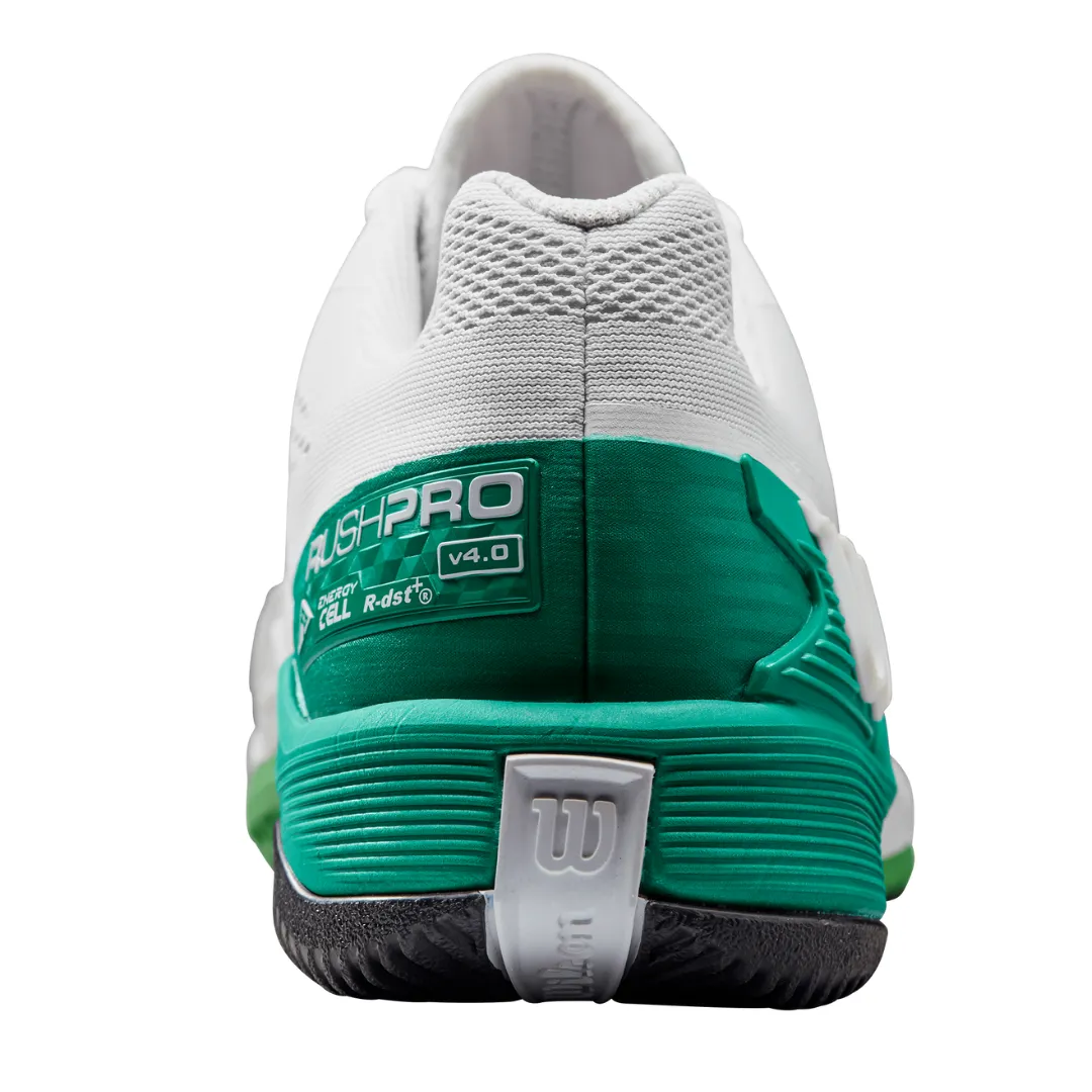 Wilson Rush Pro 4.0  Tennis Shoes - White/Bosphorus